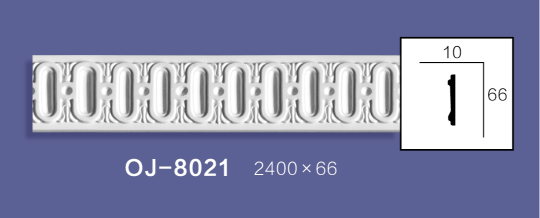 Carved Flat Line BG-8021