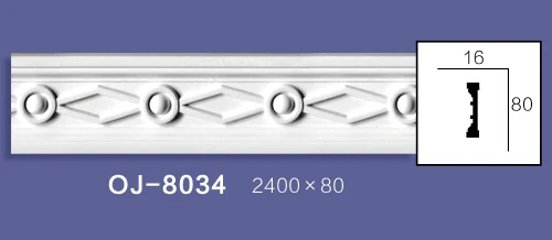 Резной плоский шнур  BG-8034