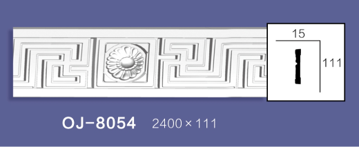 Carved Flat Line BG-8054
