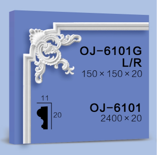 Corner Flower  BG-6101G