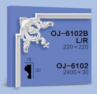 Corner Flower  BG-6102B